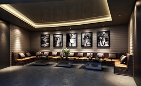 大型酒吧包间模型效果